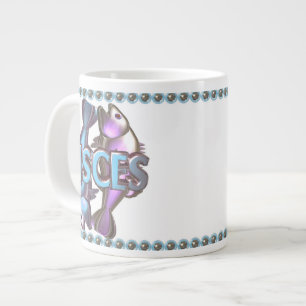 Tasse Géante L'amitié astrologique Valxart Pisces Leo