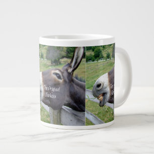 Tasse Géante L'animal de ferme drôle de mule d'âne d'âne
