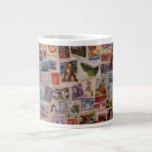 Tasse Géante L'art des timbres - Mug Jumbo