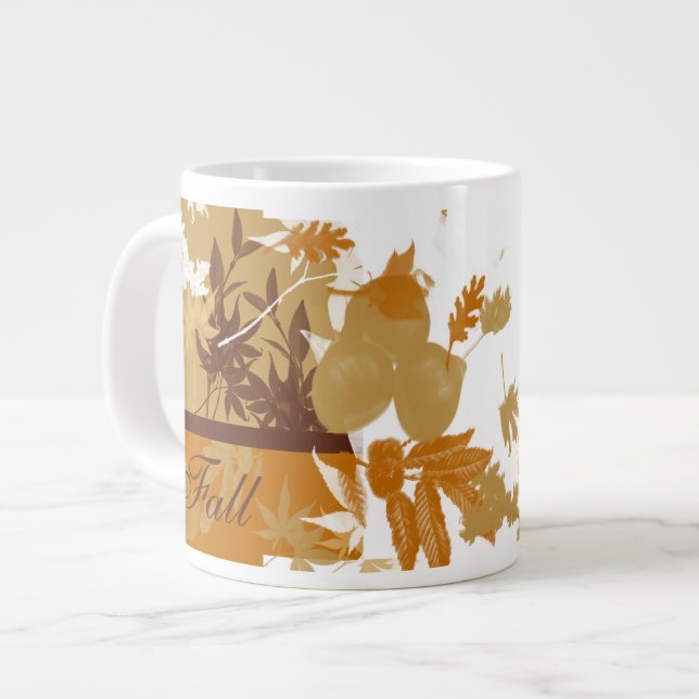 Tasse Géante L'automne est là - JUMBO Mug (Devant gauche)