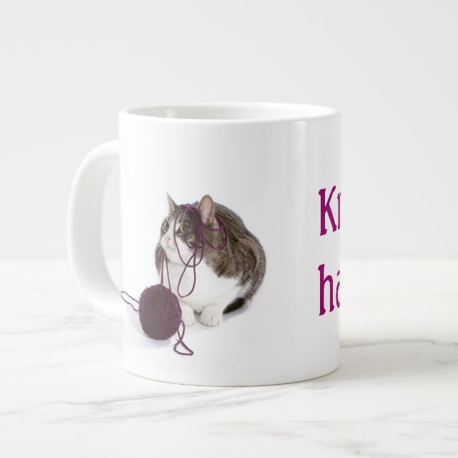 Tasse Géante Le Knit se produit (Devant gauche)