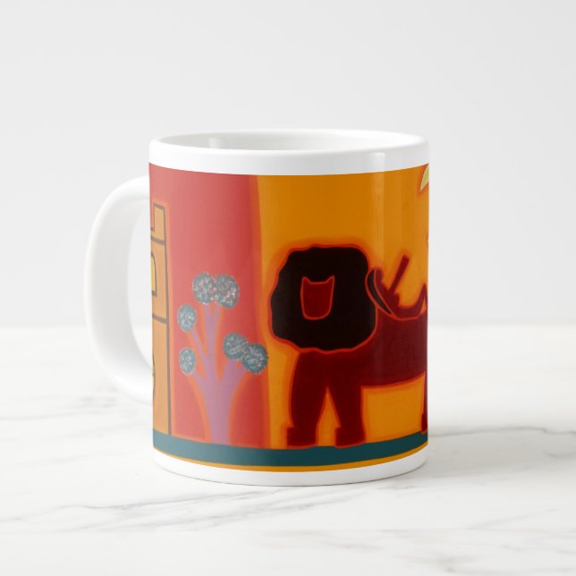 Tasse Géante Le lion de Fulham Broadway 2008 (Devant gauche)