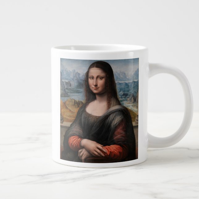 Tasse Géante Léonard de Vinci| Mona Lisa (Droite)
