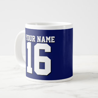 Tasse Géante L'équipe de Jersey de sports Blue Navy