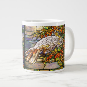 Tasse Géante Les perroquets de verre tendu de Tiffany
