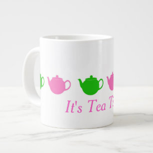 Tasse Géante Les préppines de thé rose et vert