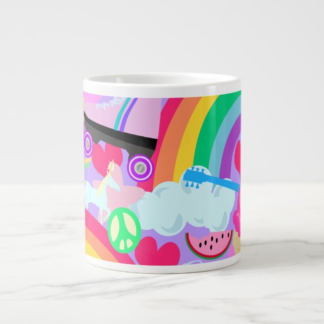 Tasse Géante L'explosion des années 80 (Devant)