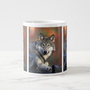 Tasse Géante loup sauvage