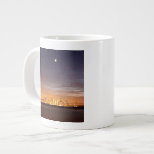 Tasse Géante Lune plaçant au-dessus de San Francisco décembre