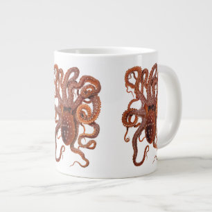 Tasse Géante Macropus de pieuvre vintage, Animaux aquatiques ma