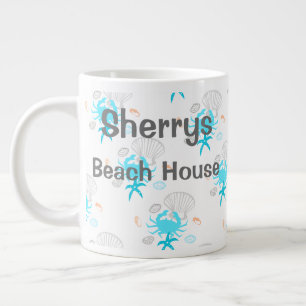 Tasse Géante Maison de plage personnalisée