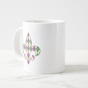 Tasse Géante Mardi Gras Jacquard Spécialité Mug