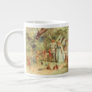 Tasse Géante Mariage de Thumbelina et du Prince, Contes de Fées