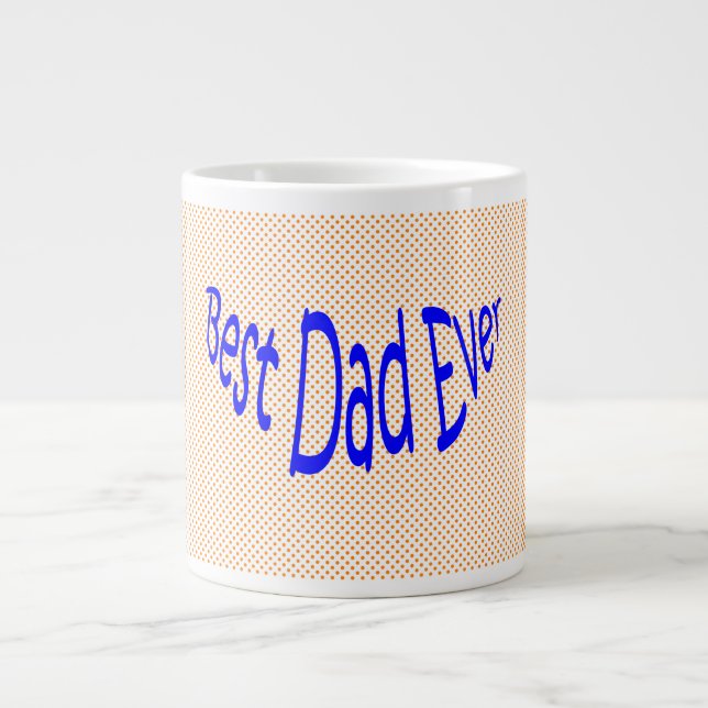 Tasse Géante Meilleur papa Jumbo Polka Dot Mug (Devant)