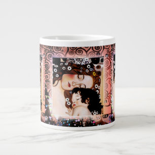 Tasse Géante Mère et enfant par le collage de Gustav Klimt