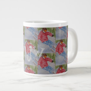 TASSE GÉANTE MONOGRAM DOWNHILL SKIER