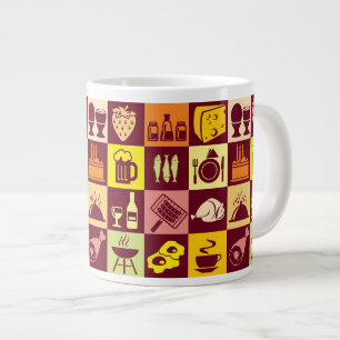 Tasse Géante Motif alimentaire