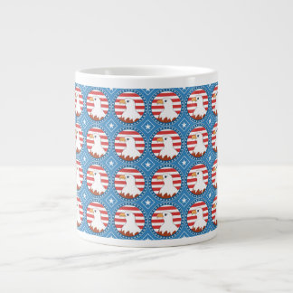 Tasse Géante Motif d'aigle chauve des Etats-Unis