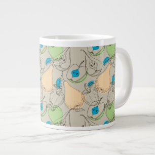 Tasse Géante motif de fruits