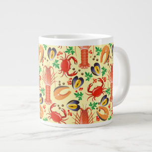 Tasse Géante Motif de fruits de mer