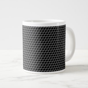 Tasse Géante Motif de grille en métal - arrière - plan