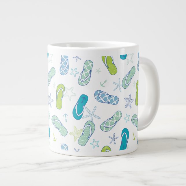 Tasse Géante Motif de rotation (Devant droit)