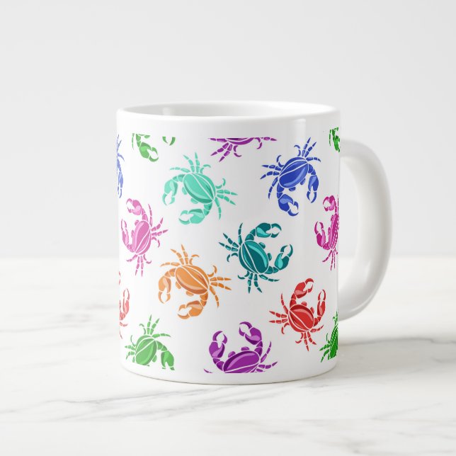 Tasse Géante Motif des crabes (Devant droit)