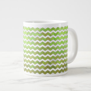 Tasse Géante Motif Kiwi Bash Green Chevron