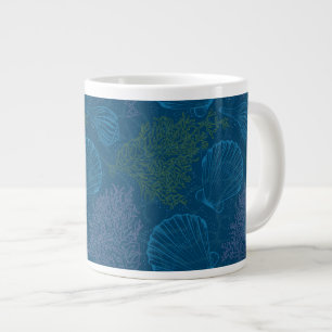 Tasse Géante Motif maritime Vintage