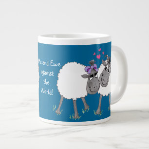 Tasse Géante Mug à mouton sot romantique pour personnaliser