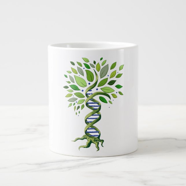 Tasse Géante Mug d'ADN-grand (Devant)