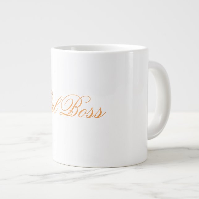 Tasse Géante Mug de café féminin (Devant droit)