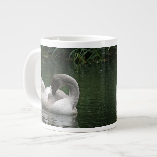 Tasse Géante Mug de cygne endormi (Devant gauche)