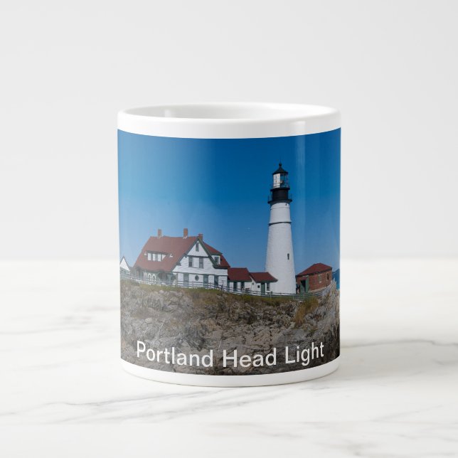 Tasse Géante Mug du phare Portland Head (Devant)