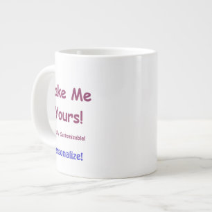 Tasse Géante Mug en céramique Jumbo personnalisé pour personn