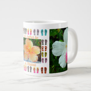 Tasse Géante Mug, Jumbo 20 oz., l'hibiscus hawaïen Tapestry