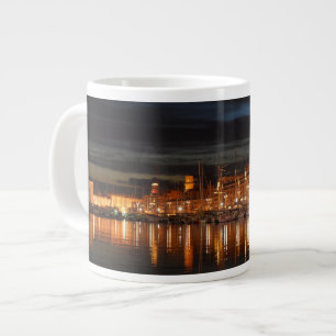 Tasse Géante Mug Jumbo Marseille - Le vieux port (nuit)