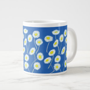 Tasse Géante Mug Jumbo Oops-a-Daisy, Blanc, Jaune, Bleu