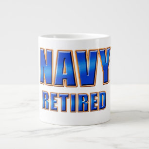 Tasse Géante Mug retraité de la marine américaine