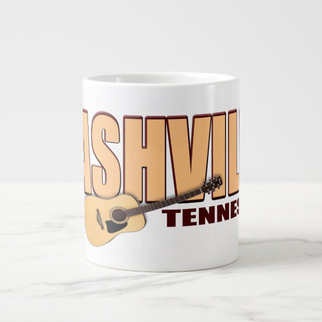 Tasse Géante Nashville Tennessee Jumbo Mug (Devant)
