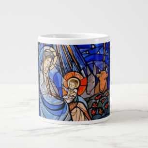 Tasse Géante Nativité du style Verre Trait