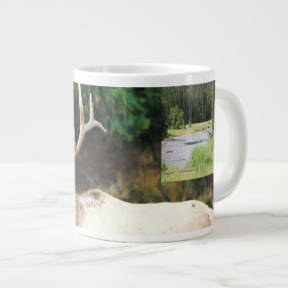 Tasse Géante No 510 - Jumbo de café, Montana ELK.