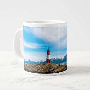 Tasse Géante Nuages au-dessus d'un phare près d'Ushuaia, Argent
