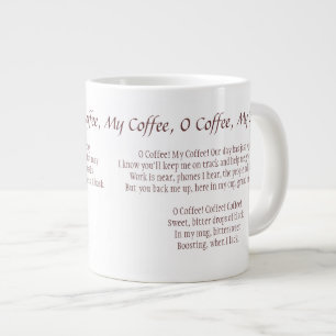 Tasse Géante O Café, Mon Café (O Capitaine, Mon Capitaine) Mug