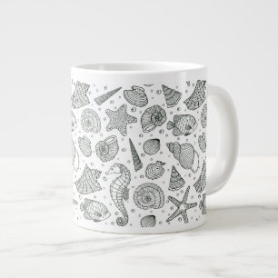 Tasse Géante Océan Inhabitants Motif 3