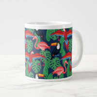 Oiseaux Tropicaux Aux Couleurs Lumineuses