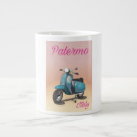 Palerme Italie poster scooter