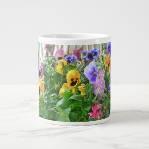 Tasse Géante Pansies panoramiques Spécialité Mug