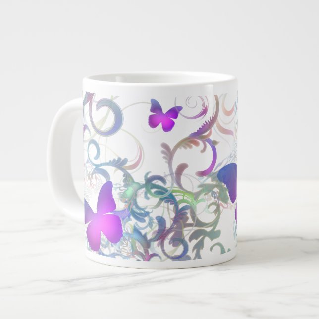 Tasse Géante Papillons (Devant gauche)