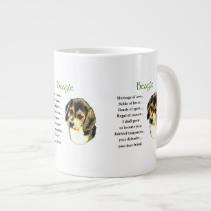Tasse Géante Patrimoine beagle de l'Amour